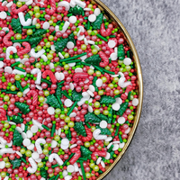 Christmas Sugar Sprinkles cuentas de azúcar comestibles decoradores de pasteles NUEVO MODELO