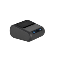Mini Impresora Térmica Portátil de Códigos de Barras, Pantalla LED Grande, Impresión Térmica Directa, Batería de 2000mAh, USB+, 80mm