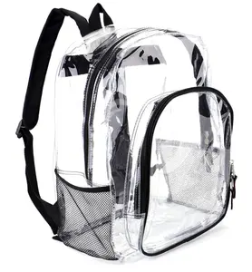 2022 Summer Waterproof Beach School Clear PVC Bag Transparent Backpack