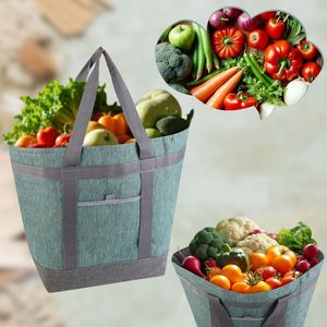 Bolsas Térmicas Aisladas para Comestibles, Bolsas Reutilizables Grandes con Cierre Hermético, Bolsas de Compras Térmicas para Entrega de Alimentos - Product Image 4
