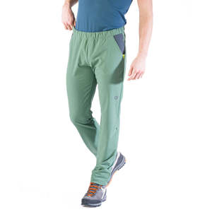 Pantaloni leggeri per Sport invernali Arunzo da uomo traspiranti taglie forti Softshell pantaloni antivento stampati in poliestere intrecciato a pieghe in vita - Product Image 1