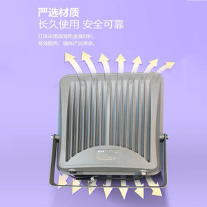 ไฟส่องสว่างแบบ LED 200W ชิป COB ตัวเรือนอะลูมิเนียม ให้แสงกระจายกว้าง ติดตั้งบนพื้นผิว สำหรับโรงงาน สนามกีฬา และไฟส่องสว่างภายนอกอาคาร - Product Image 5