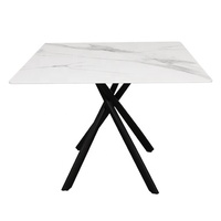 Petite table à manger moderne de luxe en céramique conçue pour les hôtels et les ateliers de meubles de salle à manger entrepôts d'entrée