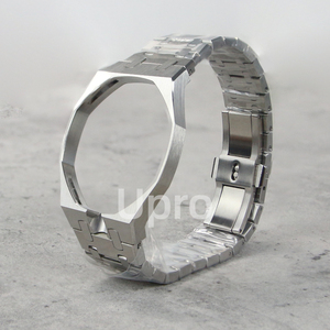 Caja de Reloj de Acero Inoxidable de Lujo Upro para -swatch Lépine Mod Kit Royal -pop Style, Juego de Conversión de Reloj de Bolsillo con Corona a las 12 en Punto - Product Image 4