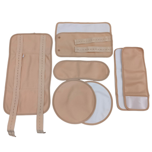 Kit de envoltura de paquete de aceite de ricino de 8 piezas, reutilizable, orgánico para Hígado de mama y cuello, compresa cómoda, paquete de aceite de ricino suave - Product Image 2