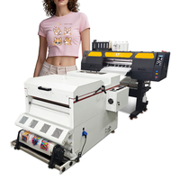 Machine d'impression jet d'encre DTF à circulation d'encre blanche pour transfert thermique personnalisé de logos sur vêtements
