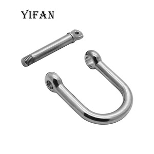 Manilles en acier inoxydable en forme de D Yifan M6 M8 M10 M12 avec vis et goupille, quincaillerie marine - Product Image 2