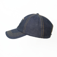 Casquette de baseball en jean avec poche, réglable, style vintage, casquette de camionneur, logo personnalisé, vente en gros