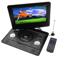 10 인치 TFT LCD 스크린 디지털 멀티미디어 휴대용 DVD 카드 리더 및 USB 포트, 지원 TV 및 게임 기능