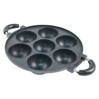 Batterie de cuisine moulée sous pression, lot de 7 trous pour omelette, ustensiles de cuisine antiadhésifs pour petit-déjeuner, ensemble de moules à tarte aux œufs, ustensiles de cuisine antiadhésifs