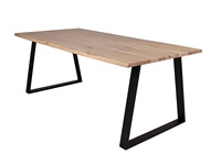 Support métallique base de table noire fabricants base métallique trapézoïdale pour table de conférence à base métallique