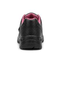 Chaussures de sécurité en cuir à embout d'acier pour hommes, antidérapantes, pour cuisine et usine, antistatiques, coupe basse, vente en gros - Product Image 4