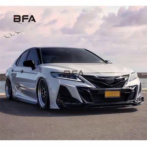 Bộ body kit chất lượng cao PP dành cho Toyota <span class=keywords><strong>Camry</strong></span> 2018-2023, nâng cấp cản trước và cản sau kiểu Khan, ống xả đúc phun. - Product Image 2