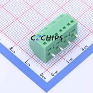 KF127S-5.08-4P Screw Terminal Block Through hole Component (THT),P=5.08mm Connector 1x4P 5.08mm Green Through Hole - Product Image 2