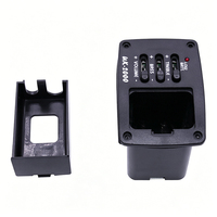 UK-2000 Metal 3 Band EQ Pickup Piezo Preamp Equalizer Complete Mount Kit 4 String Uke Wholesale Instrument Accessories