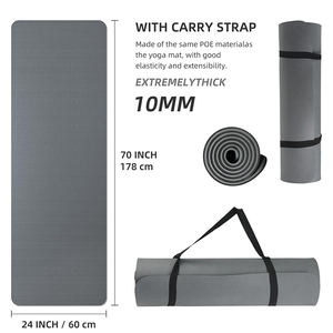 Özel baskı çevre dostu kaymaz kaymaz kalın TPE doğal kaymaz <span class=keywords><strong>Yoga</strong></span> Mat egzersiz Mat kadın erkek çocuklar için - Product Image 2
