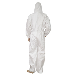 Combinaison de protection jetable contre les particules et les éclaboussures, imperméable, non tissée, microporeuse, taille XL - Product Image 2