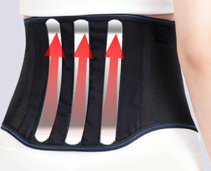 Ceinture de soutien lombaire AOFIT à thérapie magnétique par tourmaline avec auto-chauffage et sangles auto-agrippantes réglables - Product Image 4