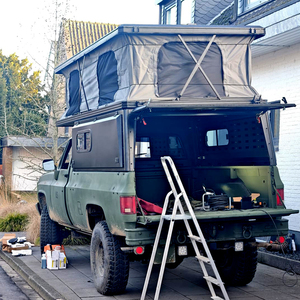 <span class=keywords><strong>Camping</strong></span>-<span class=keywords><strong>car</strong></span> tout-terrain pliable grand format avec ouverture automatique rapide, toile en coton polyester 280g pour les voyages, installation facile - Product Image 4