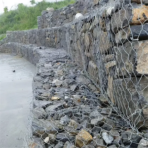 Welded Galvanized <strong>Gabion</strong> Mesh with Plain Weave Bending &amp; Cutting Services for Retaining Wall <strong>Gabion</strong> Baskets - Product Image 2