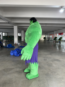 2.6m enorme enorme <span class=keywords><strong>Hulk</strong></span> <span class=keywords><strong>Costume</strong></span> da mascotte per adulti cartone animato CE gonfiabile il verde fatto a mano su misura Logo Unisex vestito animale - Product Image 2