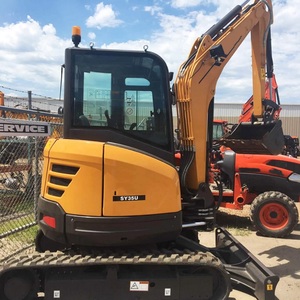 Prix bon marché vente chaude Mini pelle SY35 chenille 3.5 tonnes Micro Digger tracteur Chinere SY35U nouvelle pelle - Product Image 5