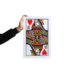 Matériel PVC, 1 pièce, carte <span class=keywords><strong>automatique</strong></span> giganteuse en plastique, accessoires <span class=keywords><strong>de</strong></span> magie classiques pour la scène, pour les artistes adultes - Product Image 1