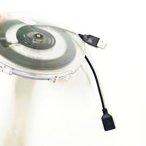 ترجيع تلقائي ، بكرة صغيرة ذاتية الاستخراج USB تمديد من أجل شحن الكمبيوتر المحمول والكمبيوتر المحمول - Product Image 4