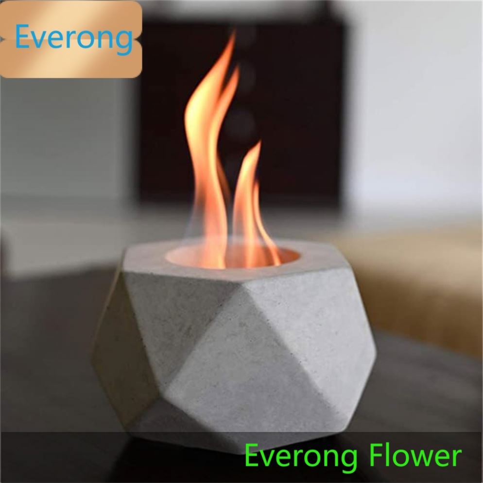 Геометрический Настольный камин на этаноле, мини-Настольный цементный камин