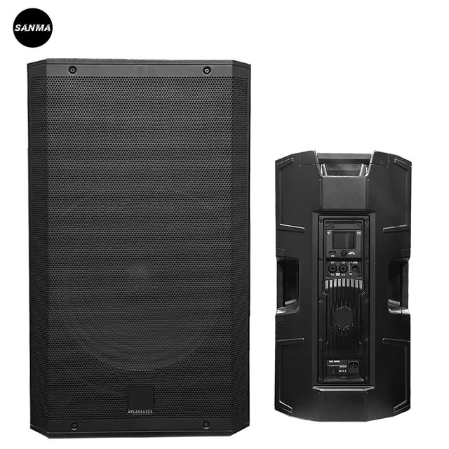 SANMA Audio Art 915-AX 15" Active Floor Monitor Speakers-1050W RMS Titanium Alloy Diaphragm Pro-Powered Stage & Studio Use