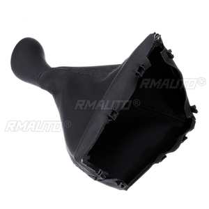 1x 5 Speed / 6 Speed Handle Leather Shifter <b>Car</b> Inner Gear Shift Knob With <b>Boot</b> <b>Cover</b> <b>for</b> BMW F30 F31 F32 F33 F34 F35 F36 - Product Image 5