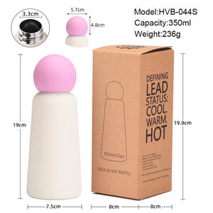 Nuovo 304 creativo in acciaio inox 350ml Thermos portatile sport all'aria aperta tazza d'acqua per gli studenti <span class=keywords><strong>bambini</strong></span> - Product Image 3