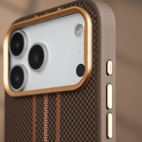Coque de Téléphone JOYPORODO L152 en Cuir de Luxe pour iPhone 17 16 15 14 13 Pro Max, Housse de Protection Mobile pour Samsung S26 S25 S24 Ultra