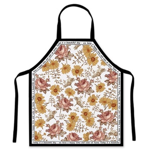 Ensemble d'aprons parent-enfant de qualité supérieure, réutilisables, en polyester, sans manches, avec technologie anti-salissure avancée - Product Image 2