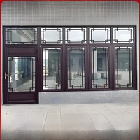 Ensemble complet en alliage d'aluminium de style antique pour la rénovation des vieilles villes, cour rétro de style chinois