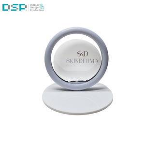 Base luxueuse personnalisée d'usine vietnamienne DSP équipée de présentoir cosmétique acrylique de lumières LED - Product Image 3