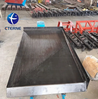 Table vibrante séparatrice gravitaire ET6(S)-4.5, type 6S, pour la séparation des minerais d'or, capacité de 0,3 à 2 tonnes par heure