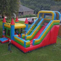 Châteaux gonflables à prix avantageux à acheter, château gonflable avec toboggan, grand château gonflable pour enfants