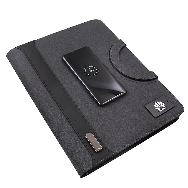 Factory OEM Diary Notebook with Power Bank and Usb Flash Drive Multifunctional Notebook Diary with Phone Charger