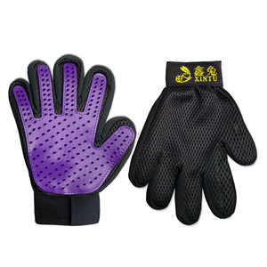 Gants de toilettage pour animaux de compagnie Xintu, type aiguille, pour chats à poils courts, élimination des poils, massage, nettoyage, bain - Product Image 1