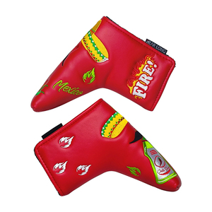 Funda para palo de golf con diseño de cabeza de animal, divertida, con imán, personalizada, marrón, para palos de drive 1, 3, 5, para pelotas grandes, para monitor de lanzamiento y tees - Product Image 2