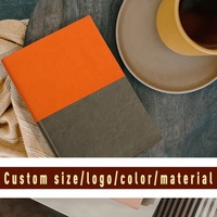 Vente en gros de cahiers d'école A5 avec logo personnalisé mignon Journal en cuir PU avec reliure à coudre Journal couverture souple pour réunion et étude