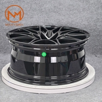 Jantes en alliage Maxtera forgées sur mesure, style 826M, couleur fumée noire, pour voitures particulières BMW M2 M3 M4 M340i M440i Série 3 4 5 X3M X4M