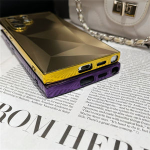 เคส3D ลายเพชรเคลือบสุดหรูสำหรับ Samsung Galaxy S24 S23 S22เคสพีซี TPU กันกระแทกแบบพิเศษ A14 A54 A34 A24 - Product Image 3