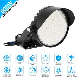 Cổ phiếu trong chúng tôi sân vận động đèn IP65 600W/480W/360W <span class=keywords><strong>Led</strong></span> cao mast ánh sáng ngoài trời thể thao thương mại sân vận động nhẹ Lũ lụt - Product Image 2