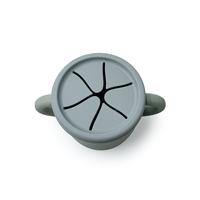 Gobelet pliable en silicone avec couvercle, sans BPA, anti-fuite, tasse à boire pliable pour les tout-petits, les enfants, les voyages, le camping