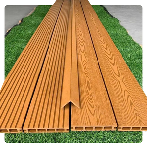 Tarima de <span class=keywords><strong>Exterior</strong></span> Personalizable, Duradera, Impermeable, Losetas de WPC para Terraza, Piso de <span class=keywords><strong>Exterior</strong></span> - Product Image 5