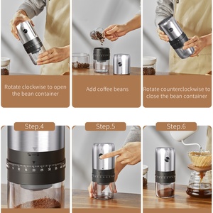 Molinillo de Café Automático Portátil, Inalámbrico, Recargable, Eléctrico, para Uso en la Oficina - Product Image 6