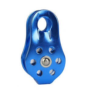 Xinda Fixed <b>Side</b> <b>Plate</b> Pulley Al8610 Blue Rock Climbing Mountaineering Rescue Equipment - Product Image 1