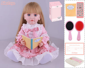 Poupée Reborn FiveStar de 56 cm en Vinyle et Caoutchouc, Jouet de Mode Réaliste pour Enfants, Idéale pour Lire des Histoires - Product Image 4